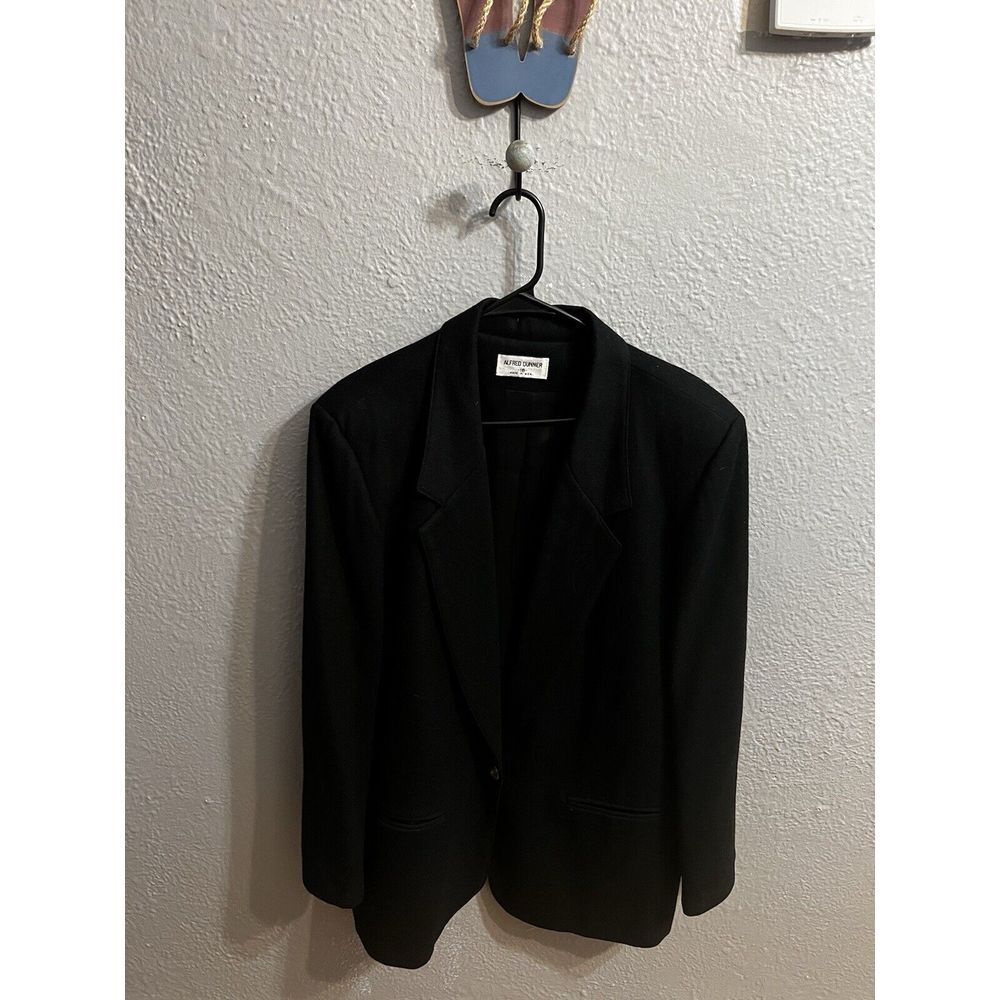 Alfred Dunner Black Women's Blazer Jacket